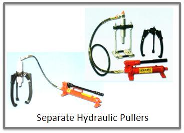 Separate Hydraulic Pullers