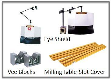 Eye Shield, Table Slot, V-Blocks